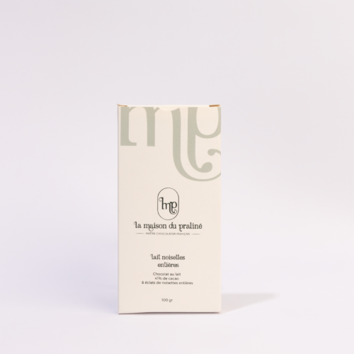 Tablette chocolat  Lait noisettes entière 100g