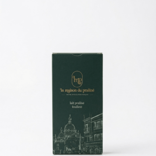 Tablette chocolat  Lait praliné feuilleté 100gr