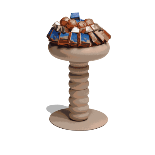 Coupe Lyat sur pied effet céramique mat 500gr