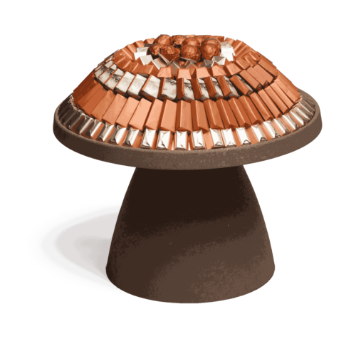 Table métallique Lyat finition céramique 2.5 Kg