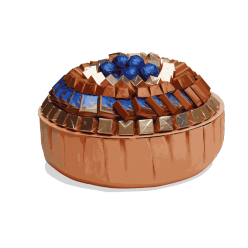 Coupe Lyat en métal recouverte de céramique 750gr