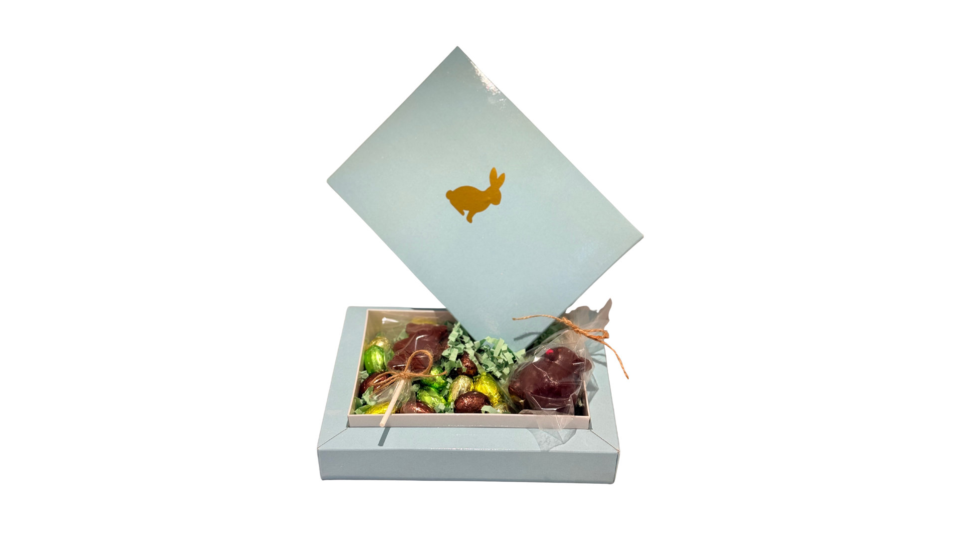 Un magnifique coffret aux couleurs bleu ciel,